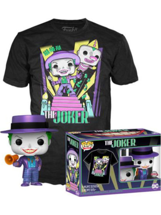 Funko Pop! Tees Eroi: Joker with Speaker (Mare) (XL) Ediție Specială