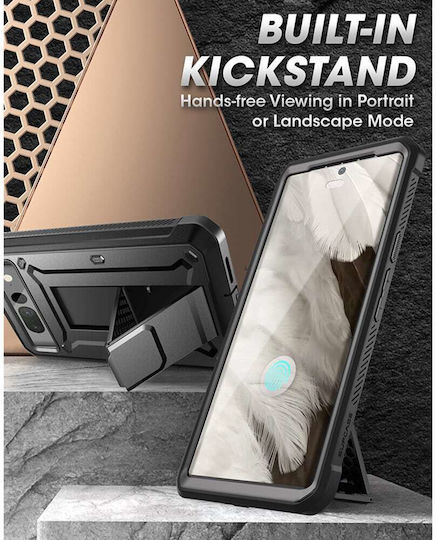Supcase Unicorn Beetle Pro Back Cover Σιλικόνης Μαύρο (Google Pixel 9a)