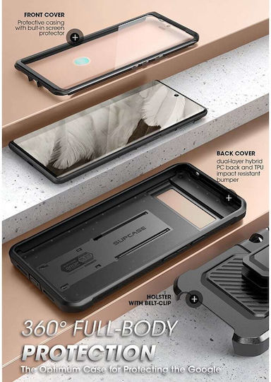 Supcase Unicorn Beetle Pro Back Cover Σιλικόνης Μαύρο (Google Pixel 9a)