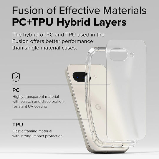 Ringke Back Cover Σιλικόνης Διάφανο (Google Pixel 9a)
