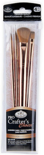 Royal & Langnickel Σετ Πινέλα Ζωγραφικής No10 / No6 / No4 4τμχ