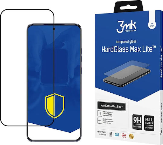 3MK Hardglass Max Lite 0.3mm Tempered Glass Μαύρο (Motorola Edge 50 Neo / Edge 60 Neo)