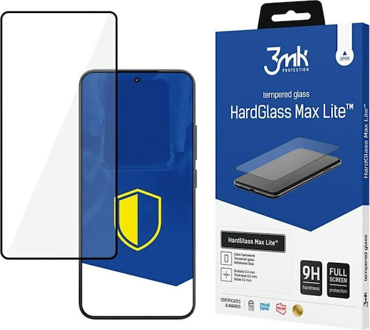 3MK Hardglass Max Lite Black 0.3mm Tempered Glass Μαύρο (Xiaomi 15)