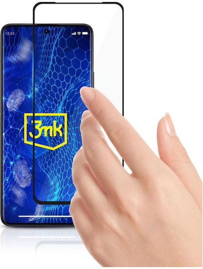 3MK 0.3mm Tempered Glass Negru (Redmi Note 13 Pro+ )