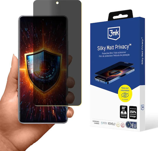 3MK Privatsphäre Matt Displayschutzfolie (Redmi Note 14 Pro 5G / 14 Pro+ / Poco X7)