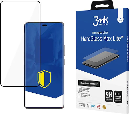 3MK Hardglass Max Lite Black 0.3mm Full Glue Tempered Glass (Honor Magic7 Lite)