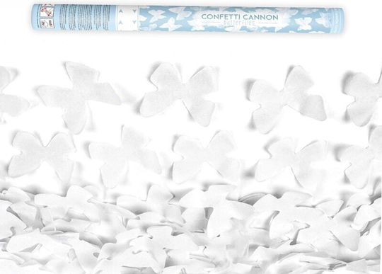 Butterflies Confetti Cannon White