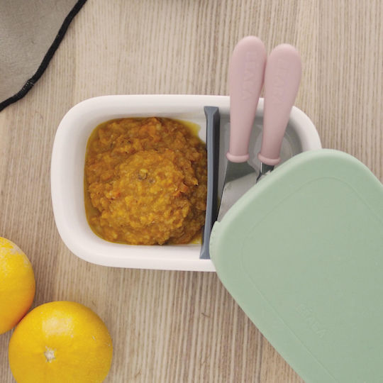 Beaba Plastik Kinder Lebensmittelbehälter Grün
