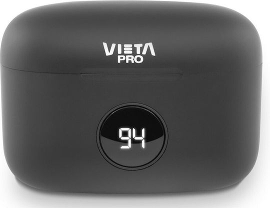 Vieta Pro Fade In-ear Bluetooth Handsfree Ακουστικά με Θήκη Φόρτισης Μαύρα
