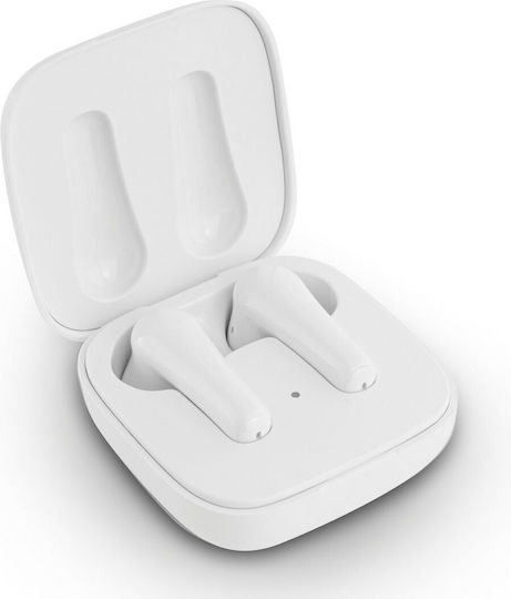 Vieta Pro Feel In-ear Bluetooth Handsfree Ακουστικά με Θήκη Φόρτισης Λευκά