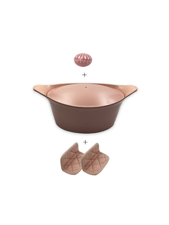 Cookut Cocotte Tief Rostfreier Stahl Kochtopf 9lt / 33cm