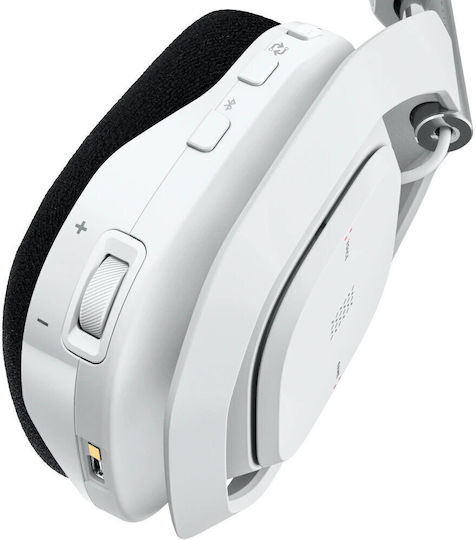 Logitech A50 X Lightspeed Über Ohr Gaming-Headset mit Verbindung Bluetooth / USB Weiß