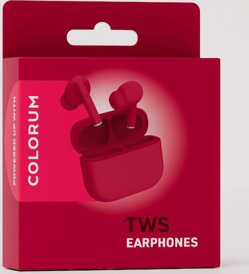 Colorum In-Ear Bluetooth-Freisprecheinrichtung Kopfhörer mit Ladeetui Magenta