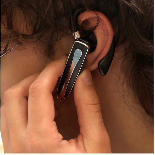 Maxlife MXBH-01 In-ear Bluetooth Handsfree Cască cu Carcasă de Încărcare Negru