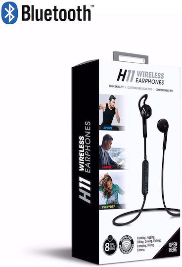 MyMe Fit H11 In-Ear Bluetooth-Freisprecheinrichtung Kopfhörer Black-Multi