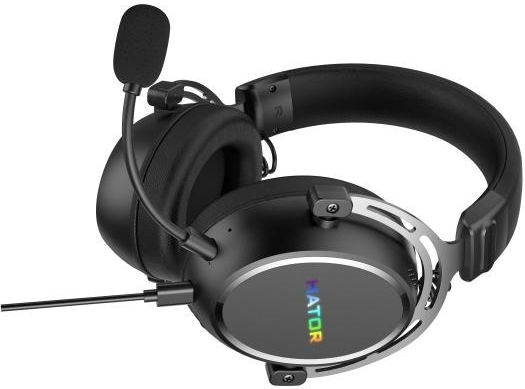 HATOR Hypergang 3 USB Over Ear Gaming Headset cu conexiune USB Negru