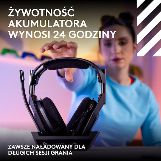 Logitech ASTRO A50 (Gen 5) Drahtloses Über Ohr Gaming-Headset mit Bluetooth / USB Verbindung für Nintendo Switch / PC / PS5 / XBOX