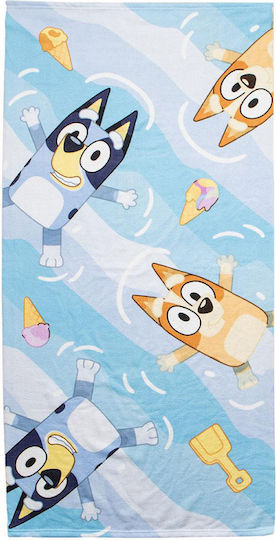 Bluey Παιδική Πετσέτα Θαλάσσης Μπλε
