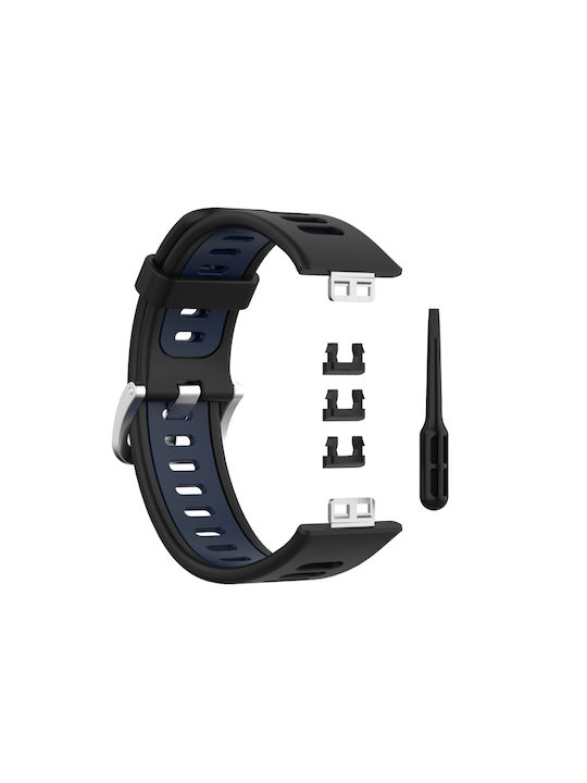 Curea Silicon Negru (Huawei Watch Fit - Ceas Huawei Fit)
