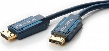 Clicktronic Cable DisplayPort male - DisplayPort male 1m Blue ()