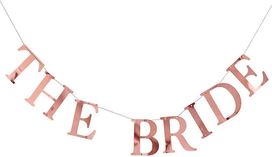 Rose Gold Bride Hen Party Bunting Photo Pegs