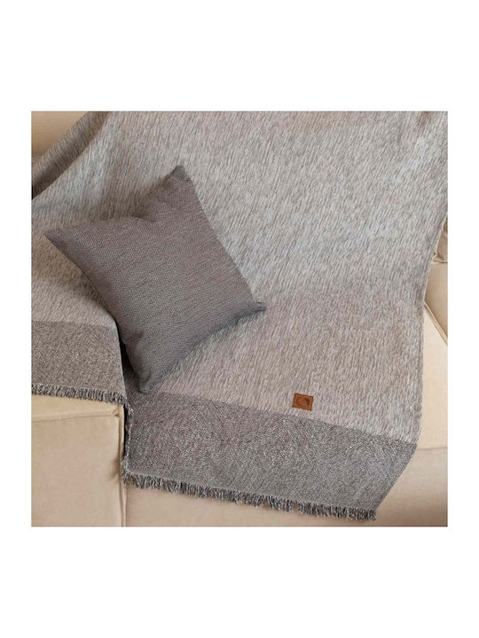 Borea Square Ριχτάρι Πολυθρόνας Chenille 180x180εκ. Γκρι 001605052069