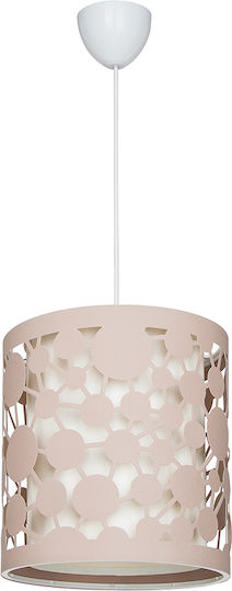 GloboStar Petal Pendant Light Pink with Socket E27 23.5x23.5x76cm