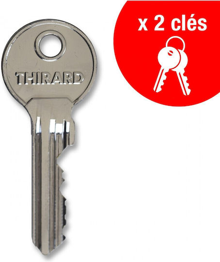 Thirard Steel Padlock Brass with Key 50mm 1pcs