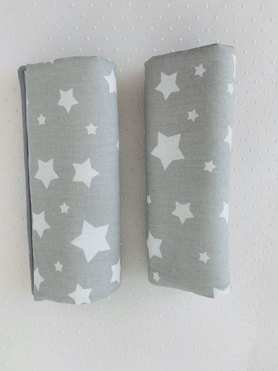 Car Seat Belt Pads Gray