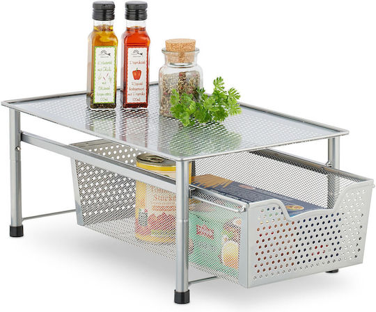 Relaxdays Organizator auto Gri