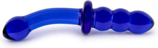 Gildo Γυάλινο Dildo Μπλε 20cm