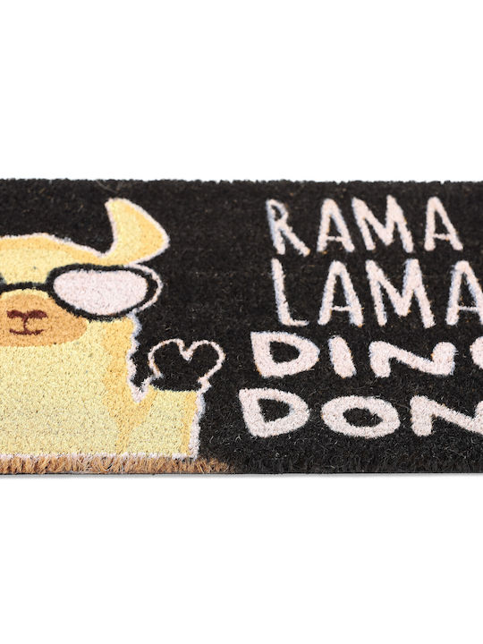 Relaxdays Covor de Intrare din Cocos Multicolor 60x40buc