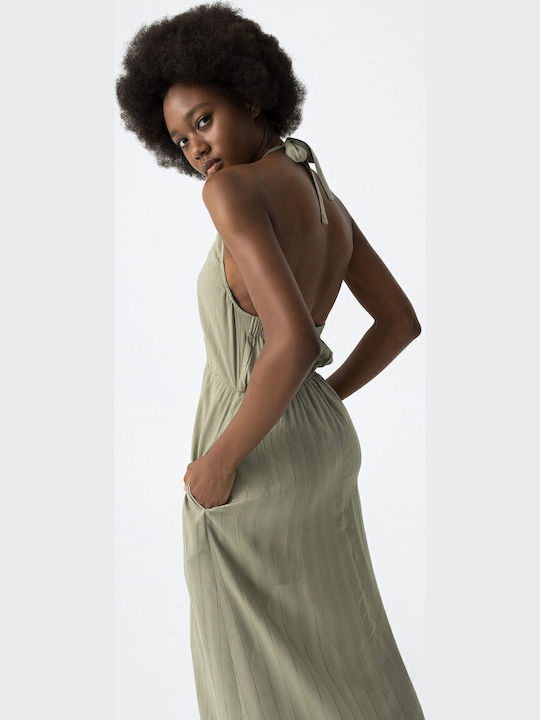 Summer Midi Dress Olive