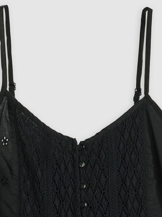 Cora Καλοκαιρινό Mini Φόρεμα Black