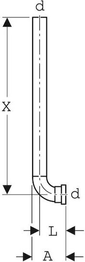 Geberit Urinalanschluss 119.704.16.1