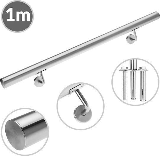 Balustradă din oțel inoxidabil 100x4.2 cm