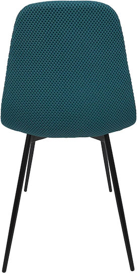 Atom Scaune Sala de mese Albastru 1buc 44x54x86buc