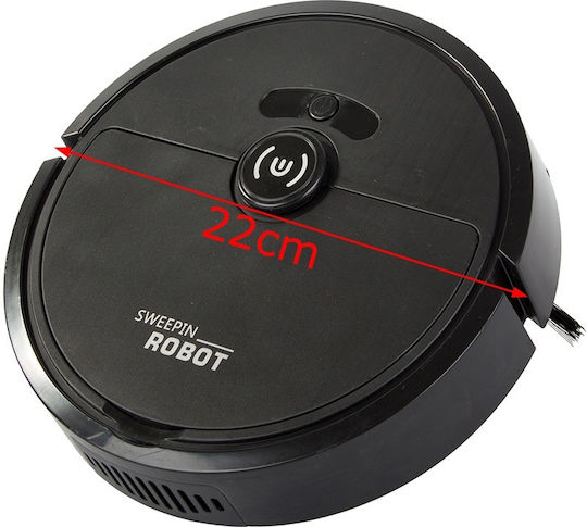 Verk Group Robot Vacuum Cleaner with Sensor Navigation Black