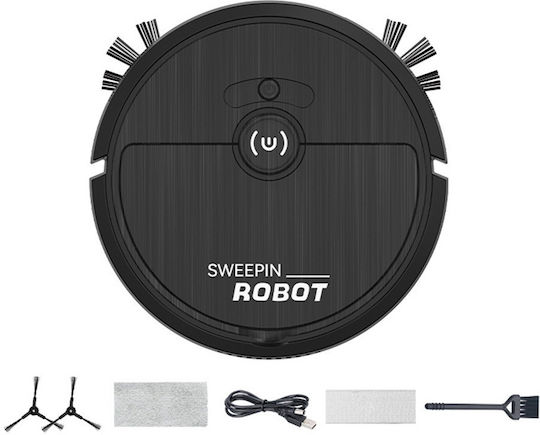 Verk Group Robot Vacuum Cleaner with Sensor Navigation Black