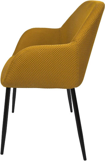 Atomic Scaune Sala de mese Galben 1buc 59x55.7x85buc