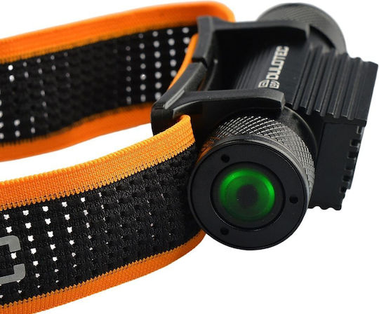 Powerful Dulotec H4 Pro V2.0 Headlamp + 3400 mAh Battery White Blue Light