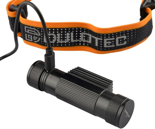 Powerful Dulotec H2 V2.0 Headlamp + 3000 mAh Battery White Red Light