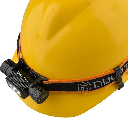 Powerful Dulotec H4 Pro V2.0 Headlamp + 3400 mAh Battery White Blue Light
