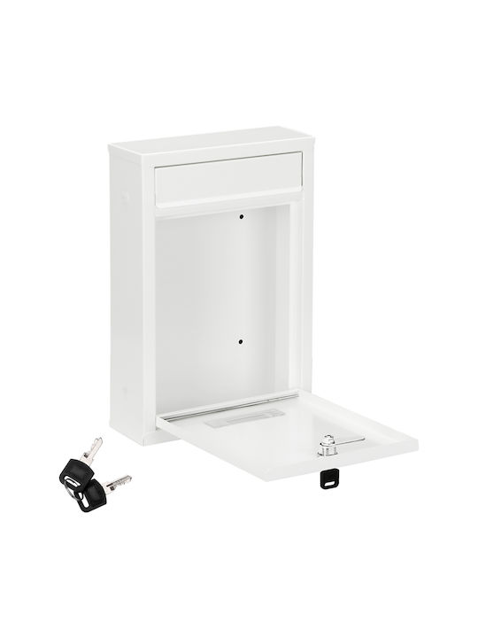 Deuba Cutie Poștală pentru Exterior Inox în Culoarea Gri 32x22x9cm
