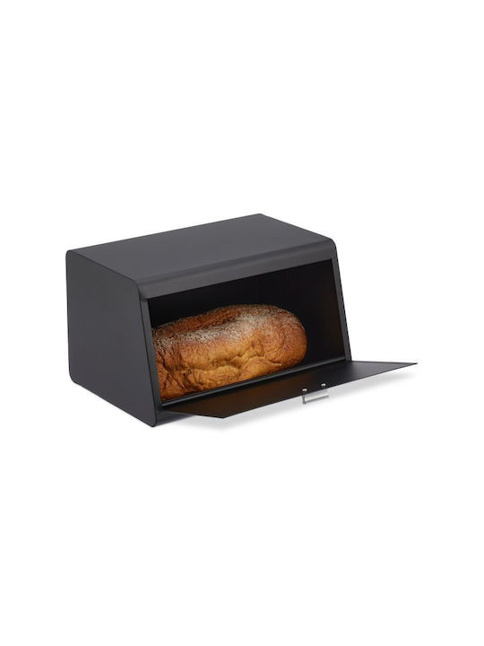 Relaxdays Cutie de pâine Inox Gri 20.5x34.5x23.5cm