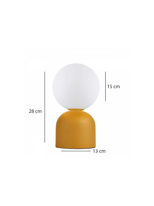 GloboStar Magic Decorative Lamp with Socket for Bulb E27 Yellow