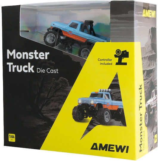 Amewi Die Cast Τηλεκατευθυνόμενο Αυτοκίνητο Monster Truck Μπλε