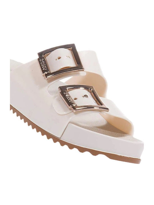 Flache Sandalen für Damen Anatomisch in Weiß Farbe