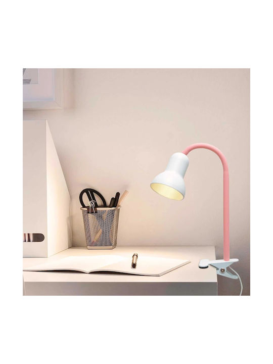 GloboStar Tavolo Office Lamp for Socket E27 in Pink Color