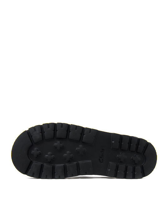 Orianna Leather Women's Flat Sandals with Strap in Green Color